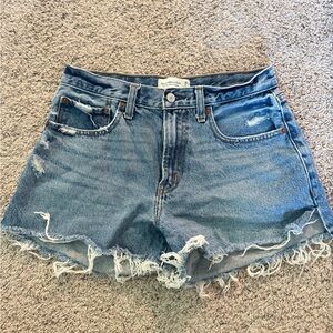 Women's Blue Denim Shorts